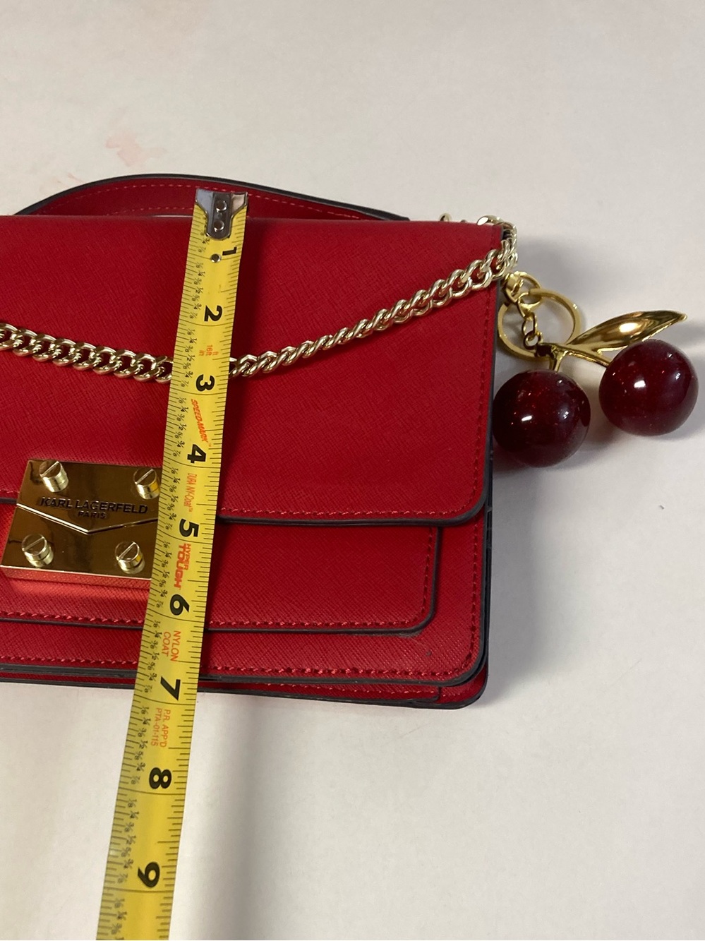 Karl Lagerfeld Red Envelope Purse - Picture 6 of 11